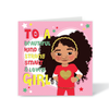 Blasian Girl affirmation Birthday Card - Celebrate Diversity | Fefus Designs 75