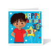 Blasian Boy Affirmation Birthday Card | Fefus Designs 85