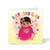 Baby Girl Affirmation Birthday card | Fefus Designs 49