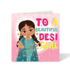 Desi Girl Birthday card | Fefus Designs 44