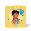 South Asian Baby Boy Birthday card | Fefus Designs 60