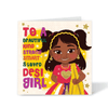 Desi Girl Affirmation Birthday card | Fefus Designs 47