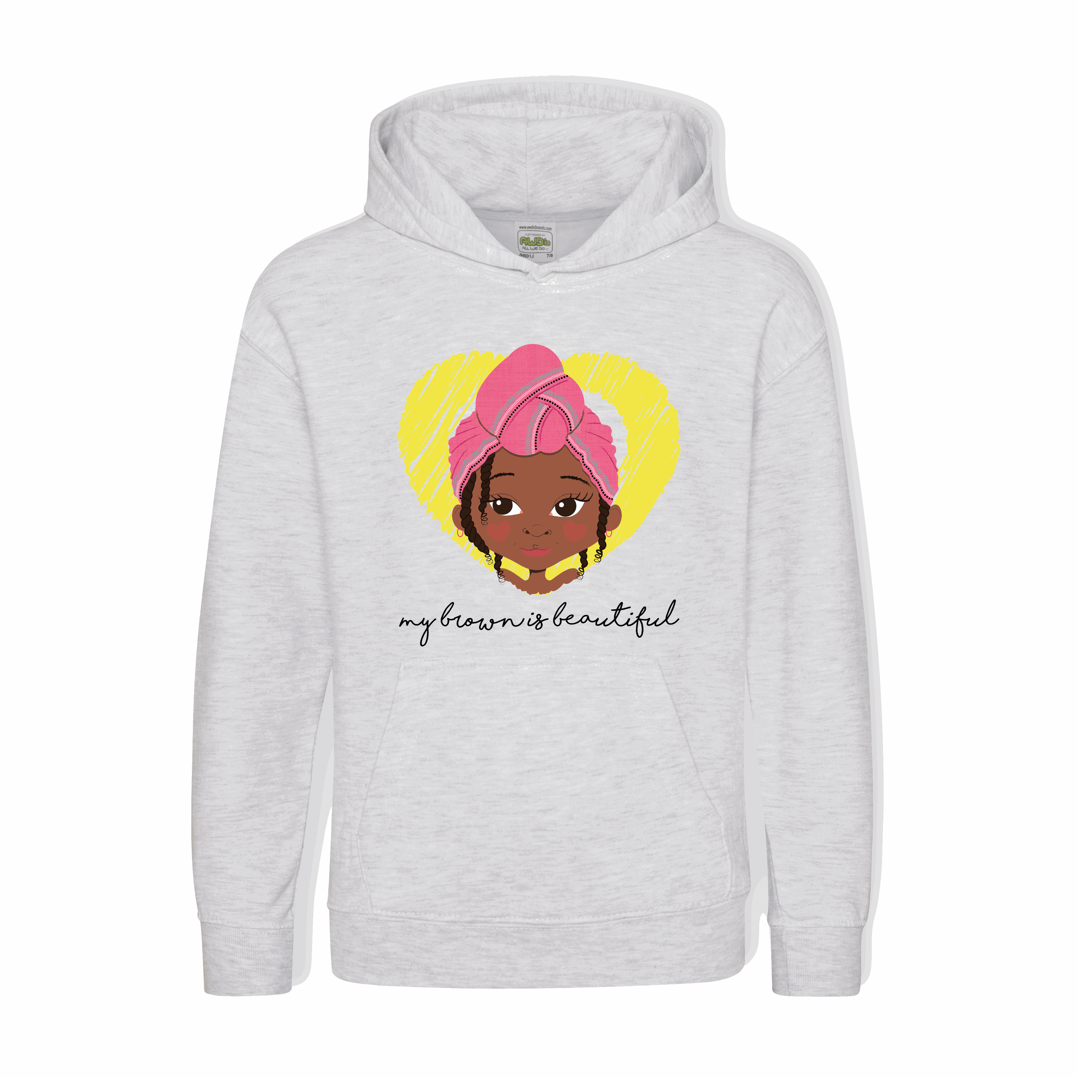 Amiyah - My Brown Is Wrap Girls Hoodie | Fefus Designs