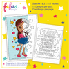 Empowering Older Girls' Colouring Pages – Pack of 12 | Fefus Designs