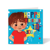 Mixed Race Ginger Boy Birthday Card - Celebrate Diversity