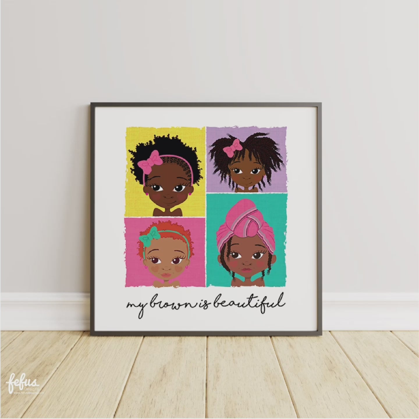 3-Pack Girls' Wall Art – 